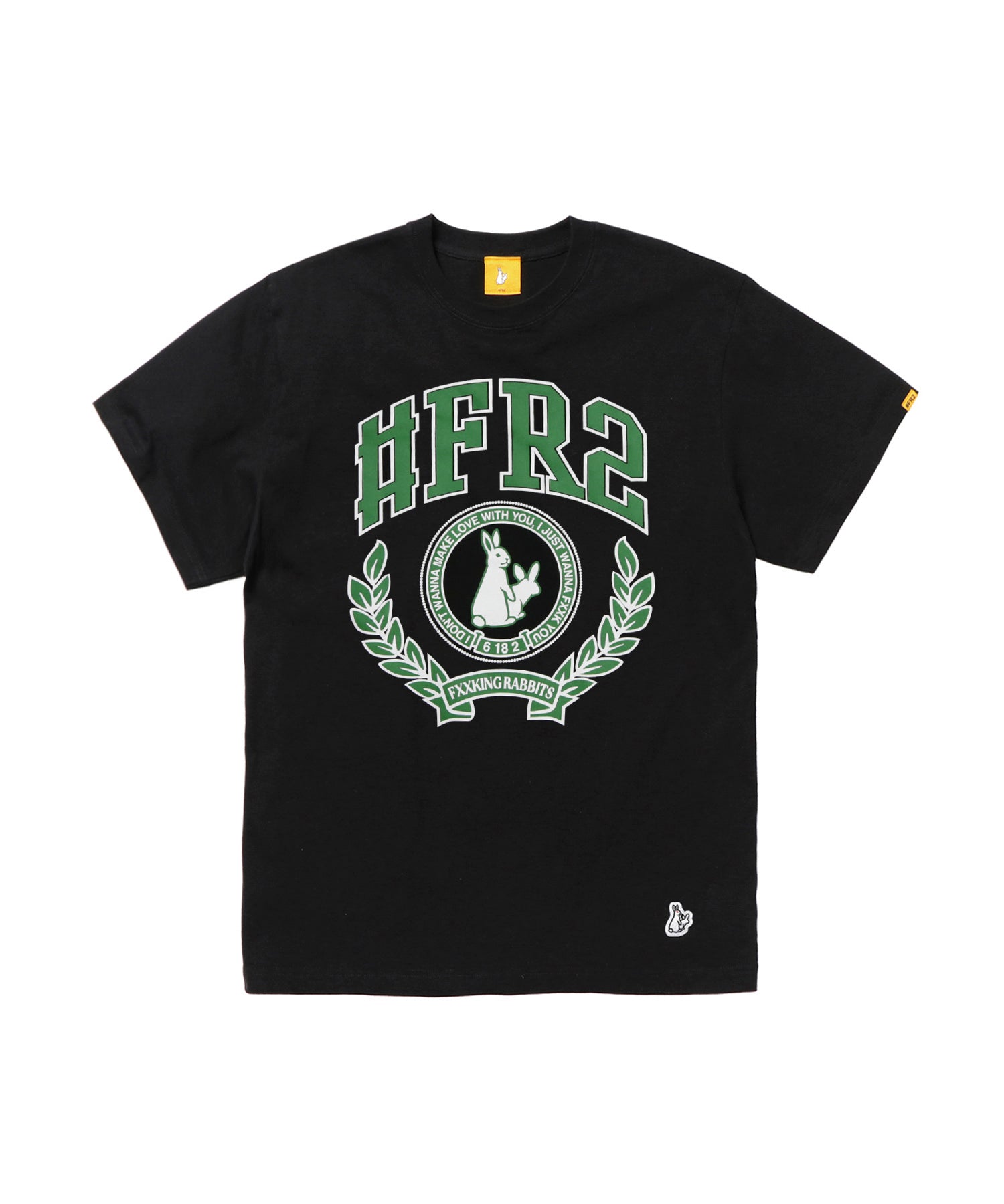 FR2 | College Logo Tee Black