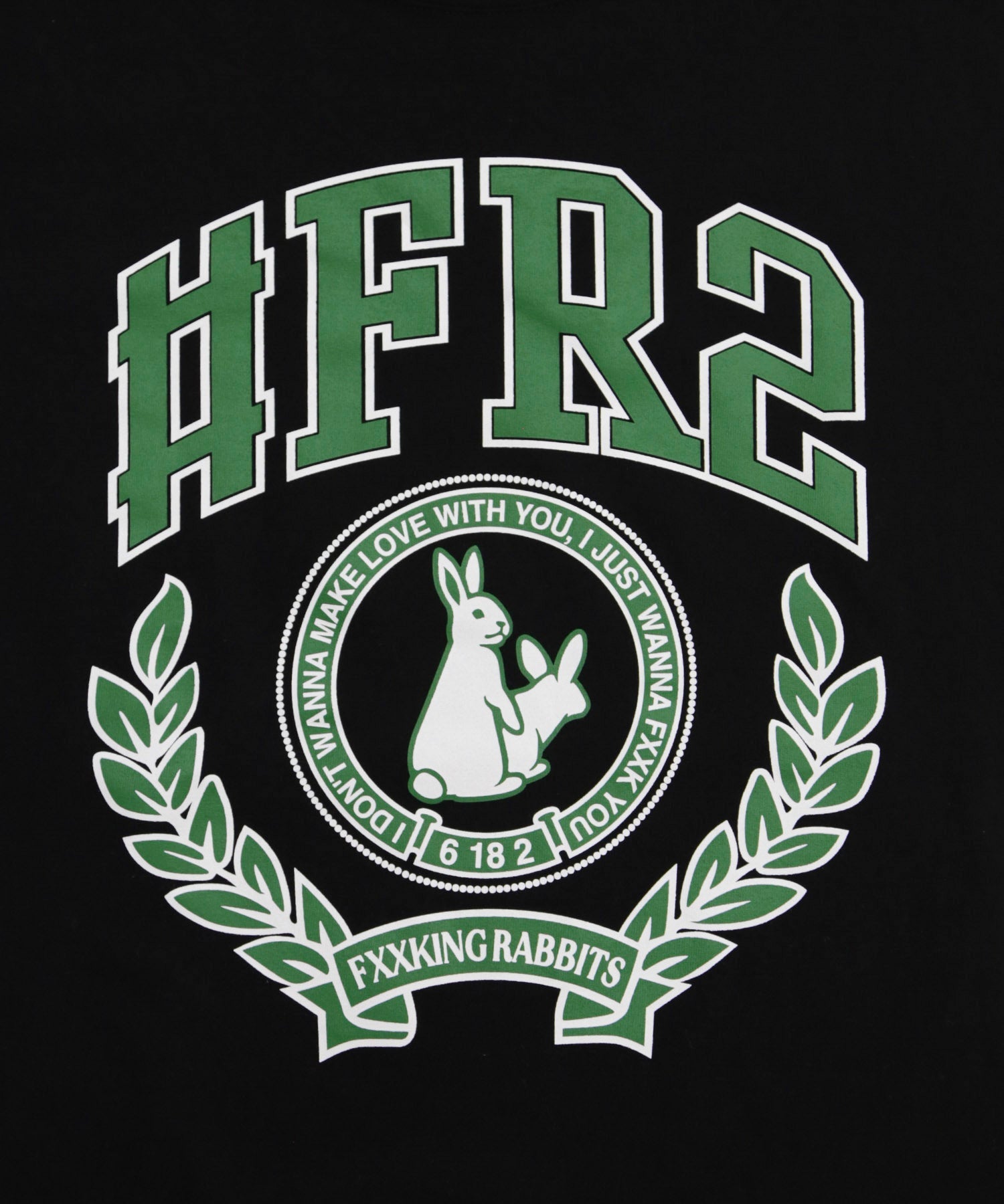 FR2 | College Logo Tee Black