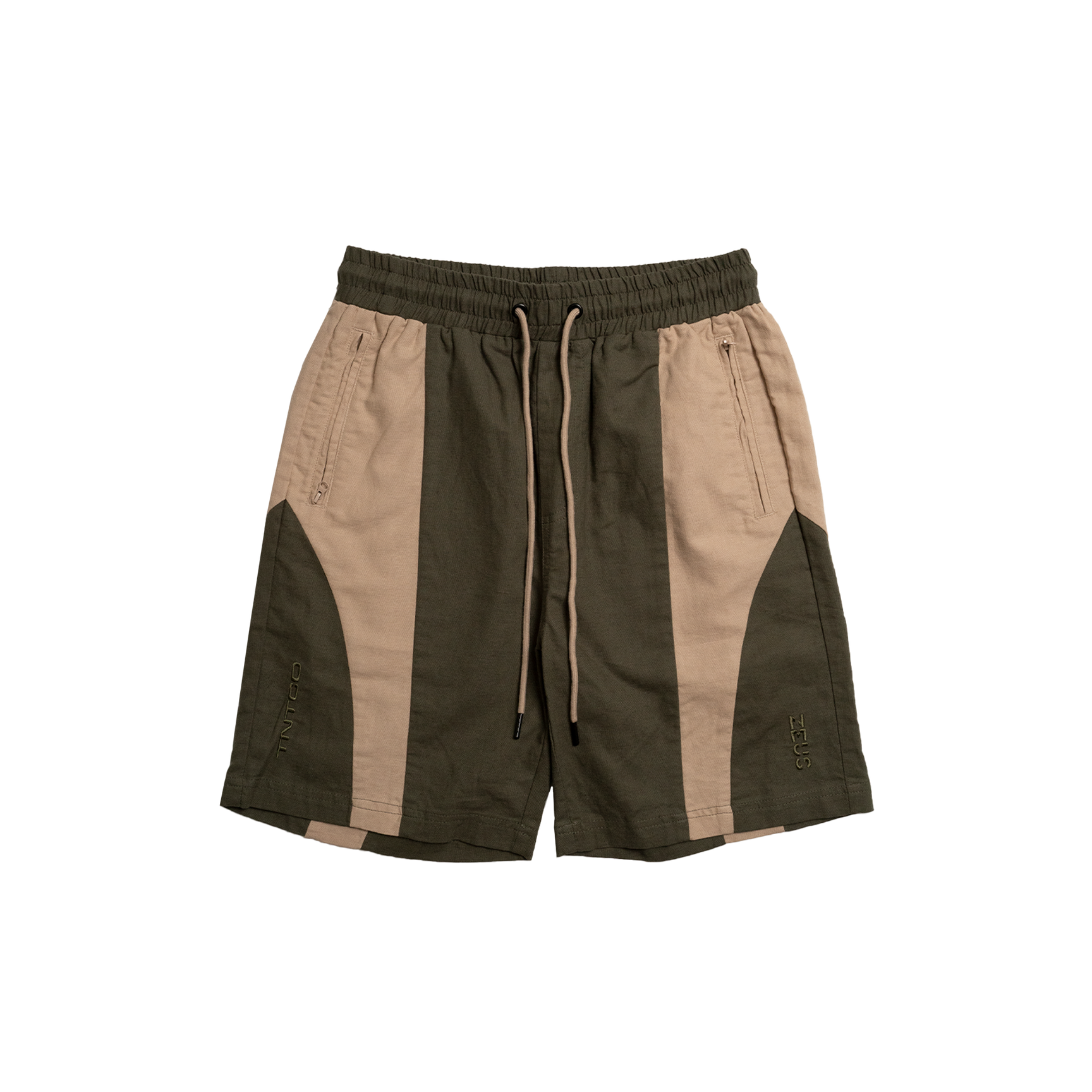 TNTCO x Zeus Lightweight Field Shorts Green/Beige