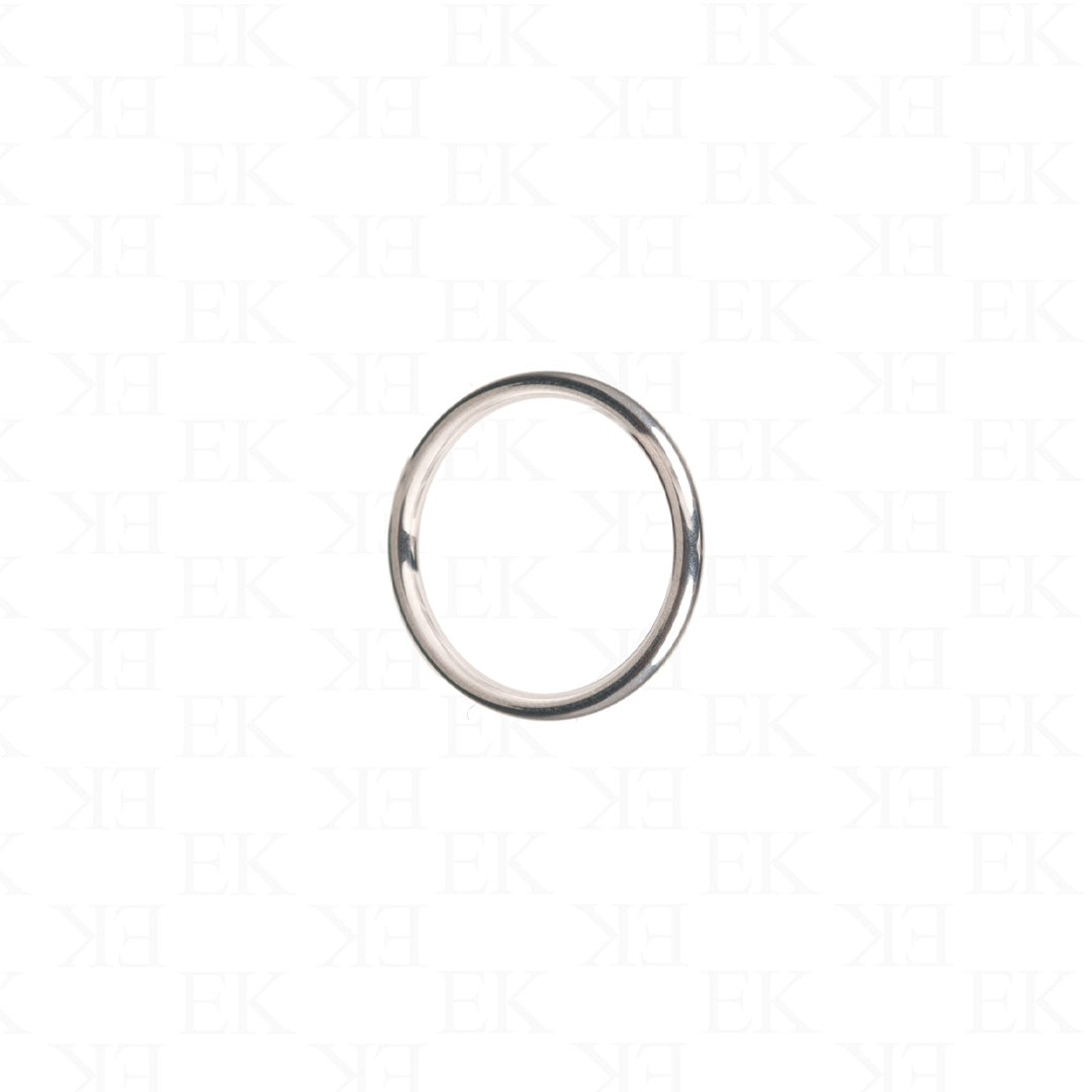 EK | Daily Titanium Ring Silver