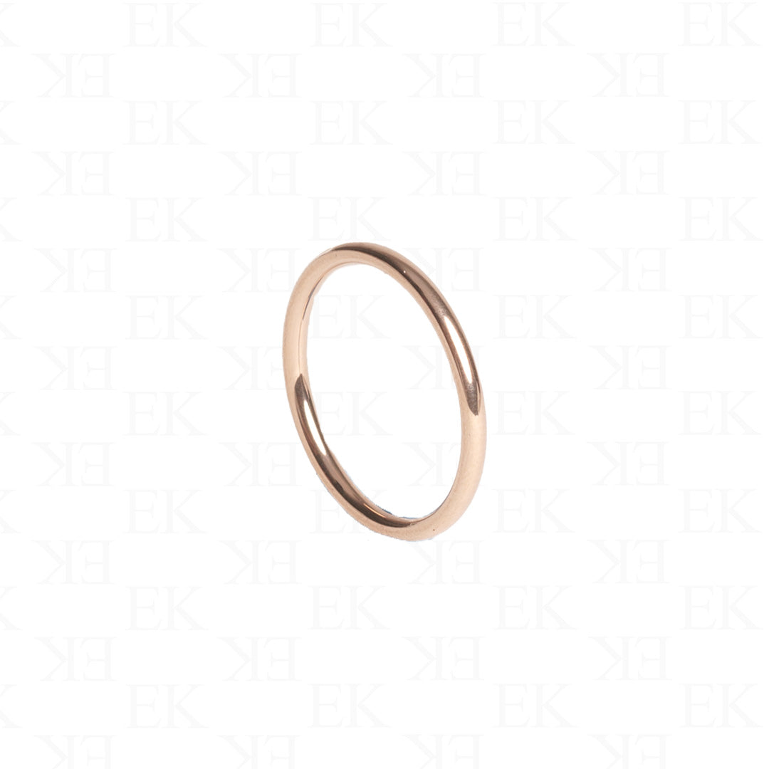 Daily Titanium Ring Rose Gold