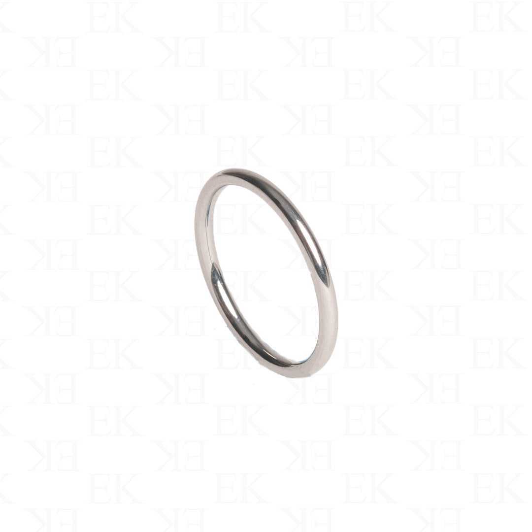 Daily Titanium Ring Silver
