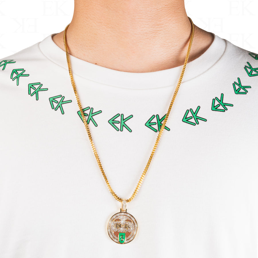 Dollar Manner Necklace Gold