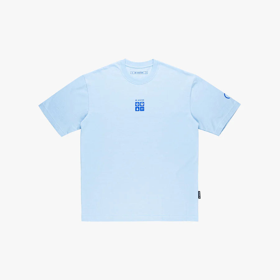 Dr Mister | Essential Core Oversized Tee Light Blue