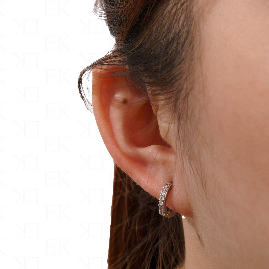 EK | Loop Earring Silver (One Side)
