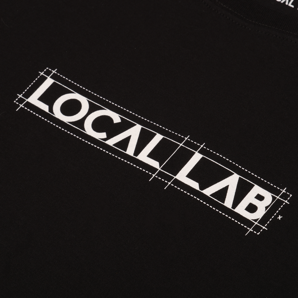Local Lab | Grids Tee Black !