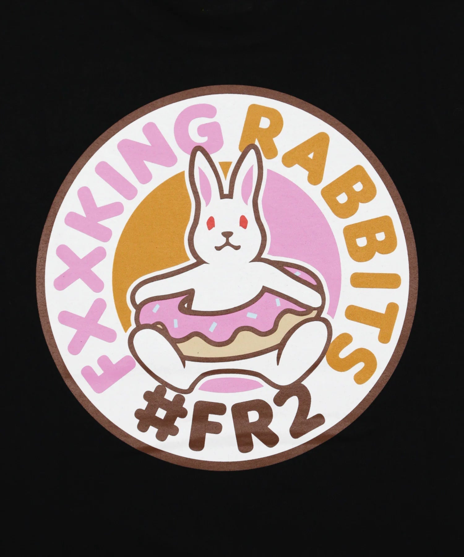 FR2 | Rabbit Donut Tee Black