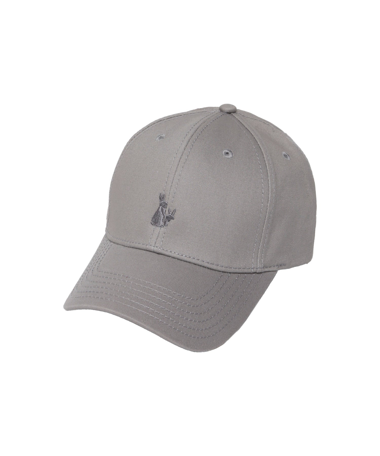 FRA1572 Rabbits Icon Six Panel Cap Charcoal Gray