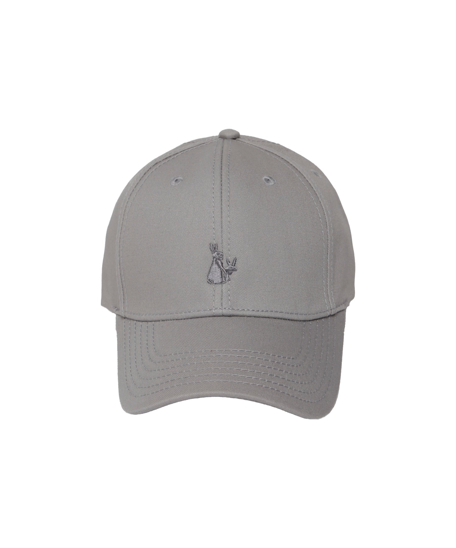 FRA1572 Rabbits Icon Six Panel Cap Charcoal Gray