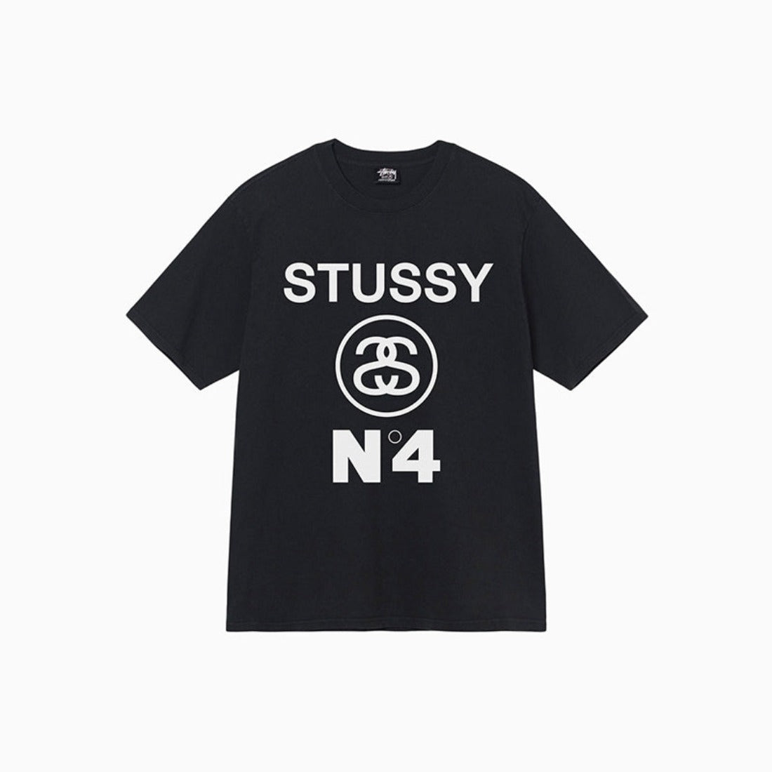 Stussy | No4 Pig Dyed Tee Black