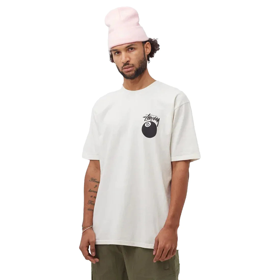 Stussy | 8 Ball Pig Dyed Tee Natural