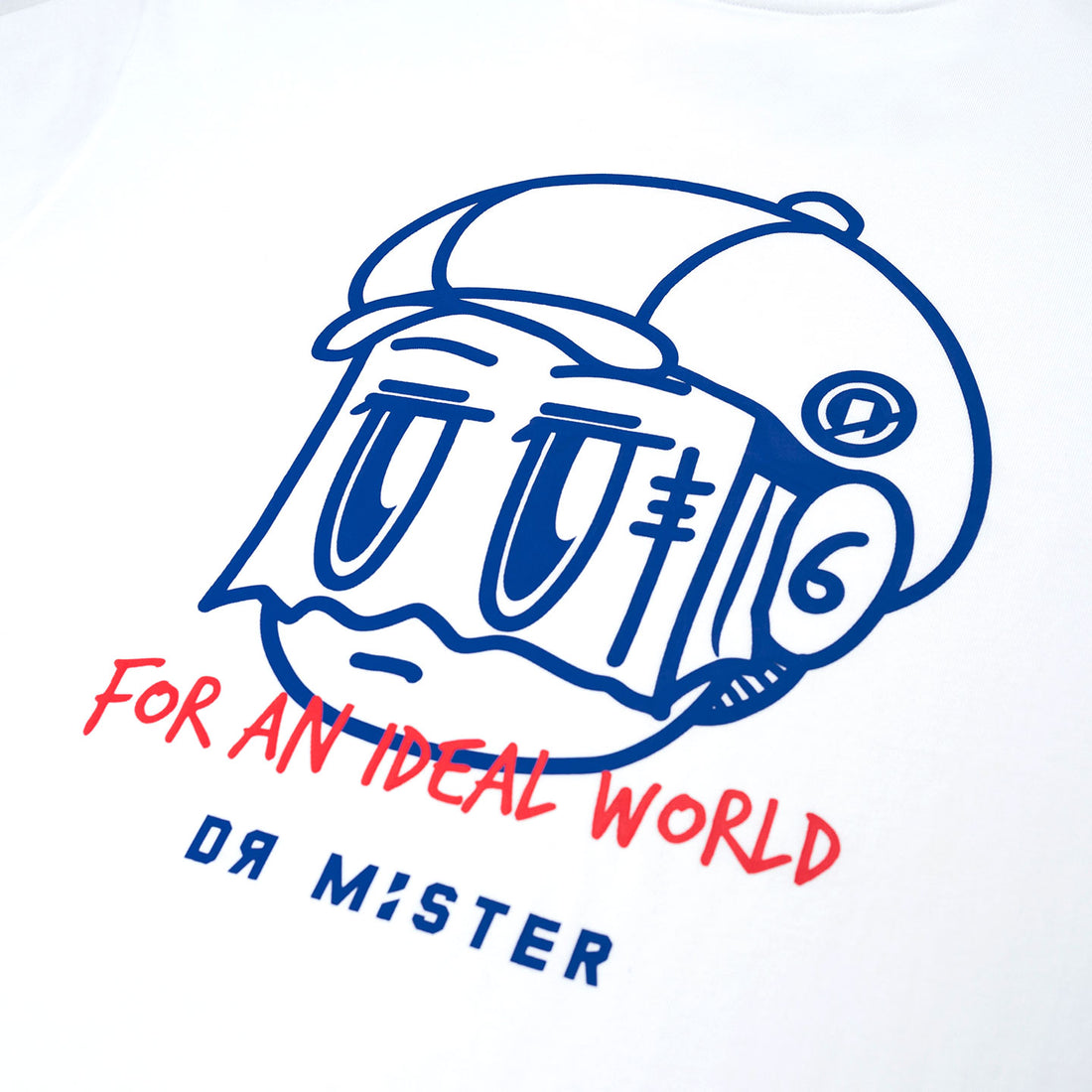 Dr Mister | Ideal World Broad Tee White