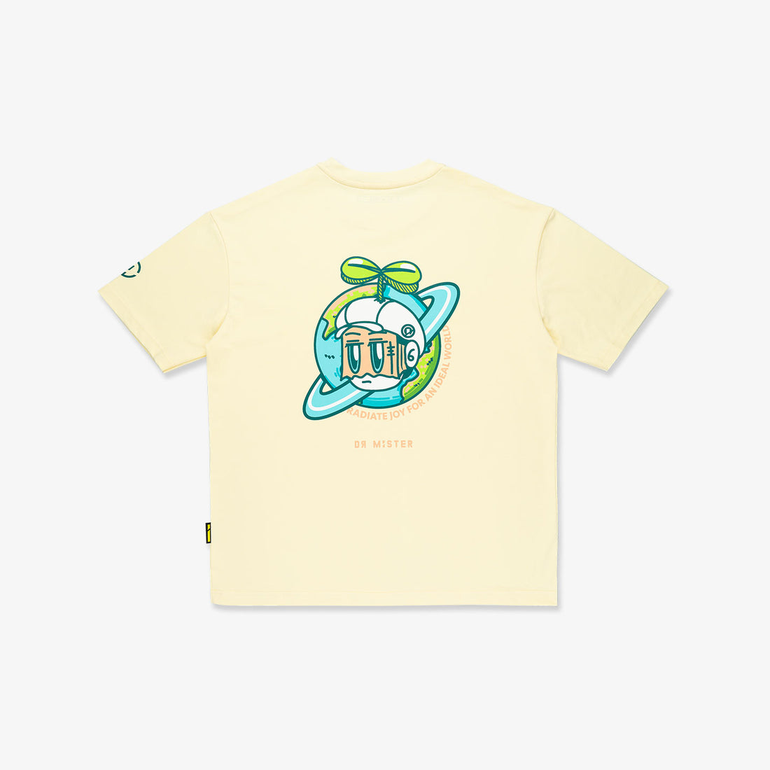 Dr Mister | Planet Broad Tee Cream Yellow