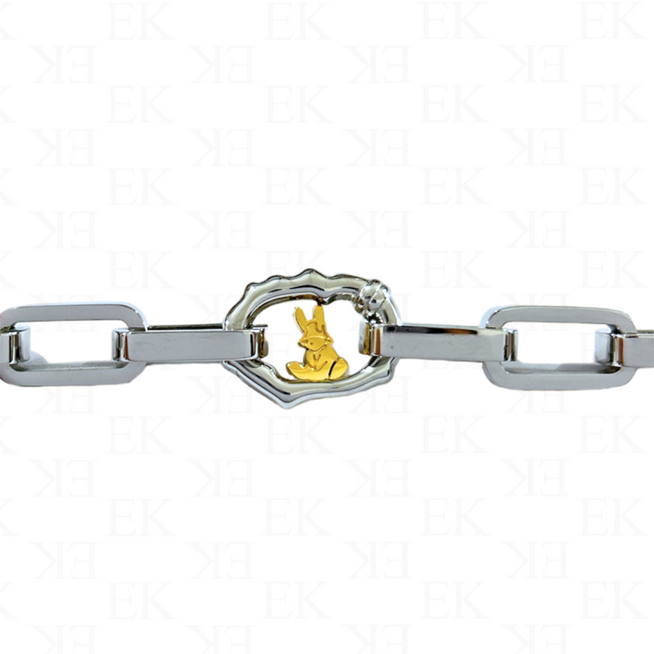 EK | Bunny Link Bracelet Silver