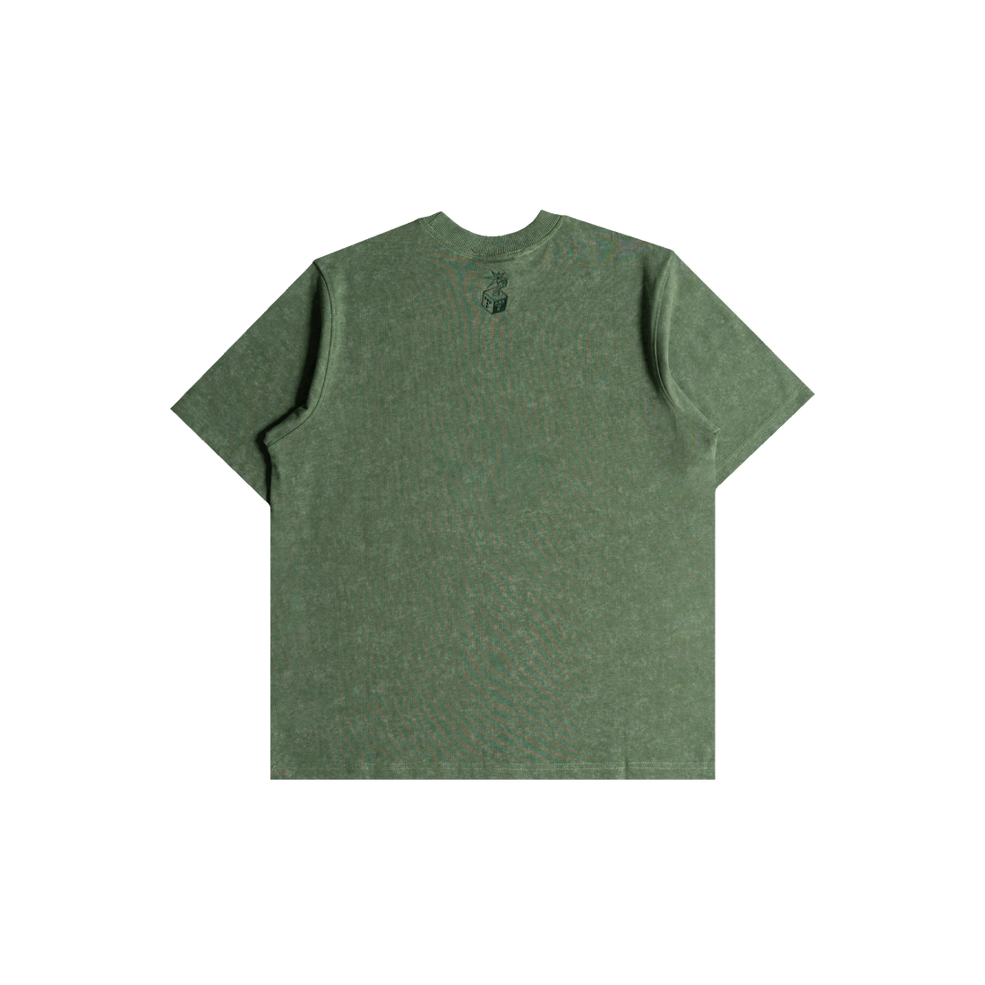 Acid Washed Logo Tee Green