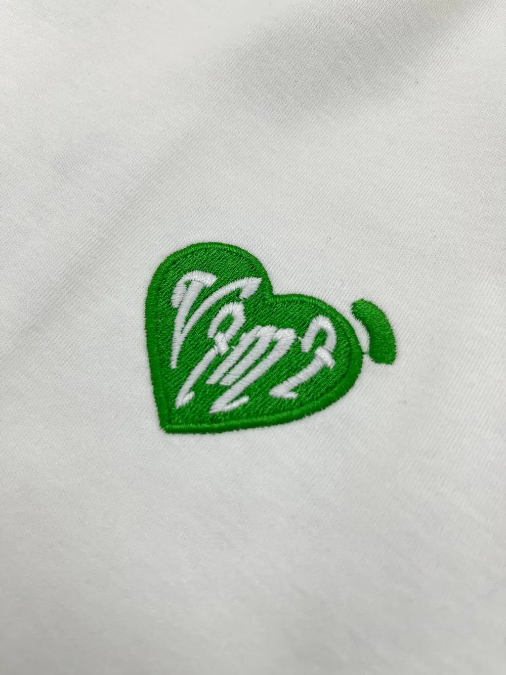 VTMT | Heart Embroidered Tee White