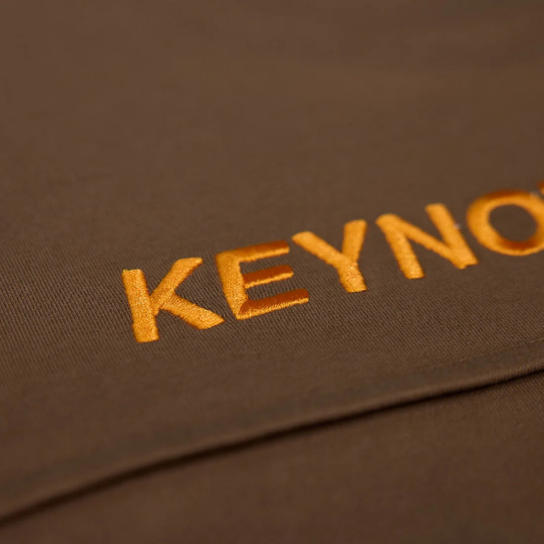 Keynote | Typeface Embroidery Patches Brown