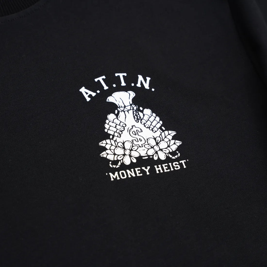 ATTN | Money Heist Tee Black
