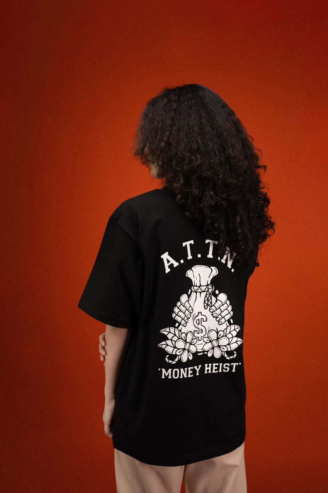ATTN | Money Heist Tee Black