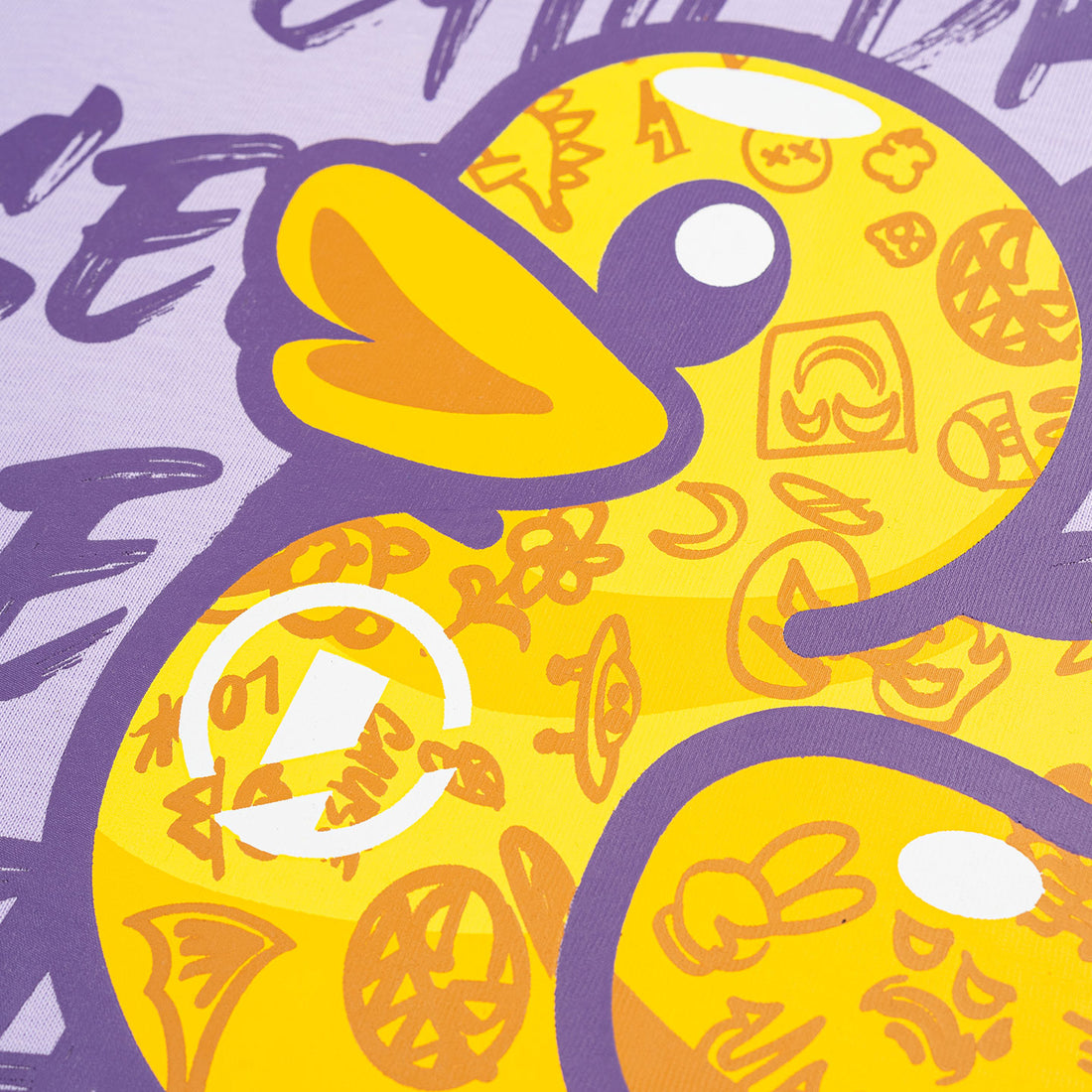 Dr Mister | Rubber Duck Oversized Tee Light Purple