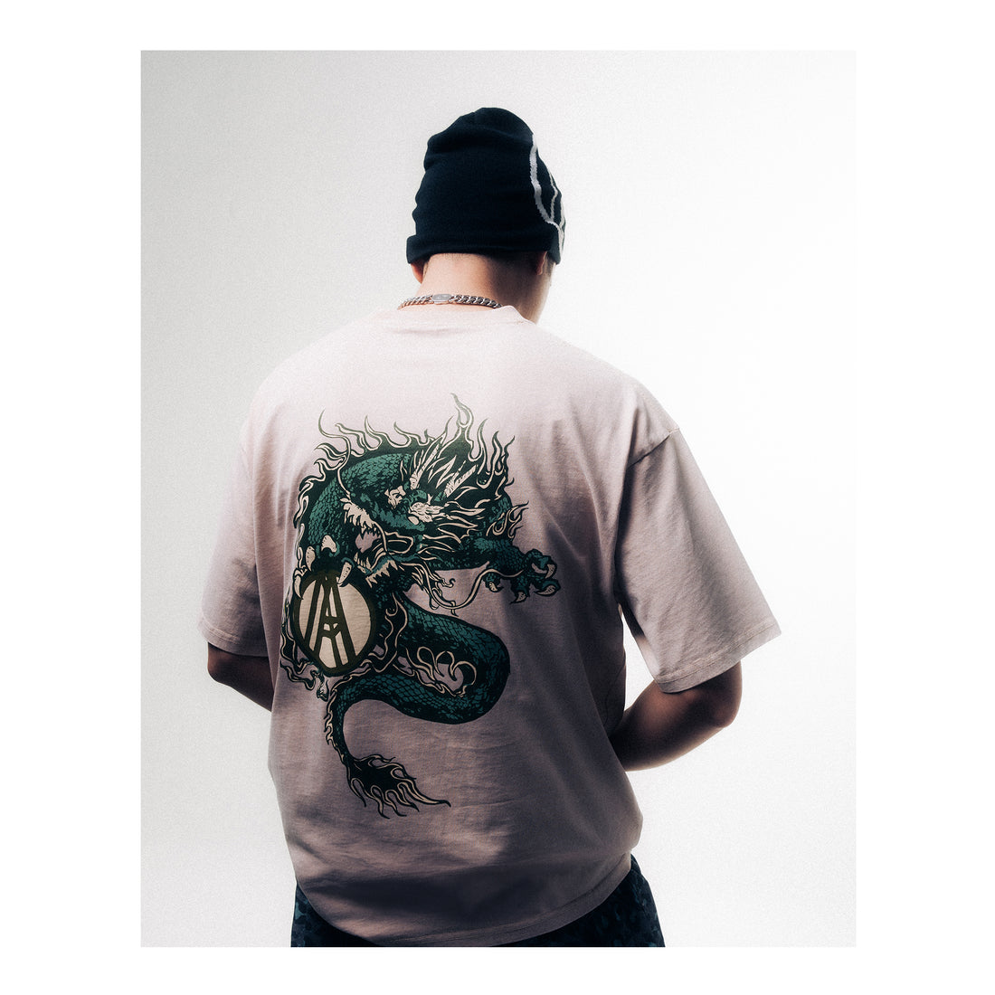 Against Lab | Dragon Washed Tee Olive