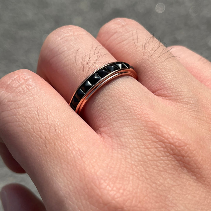 EK | Copper Series Onyx Ring