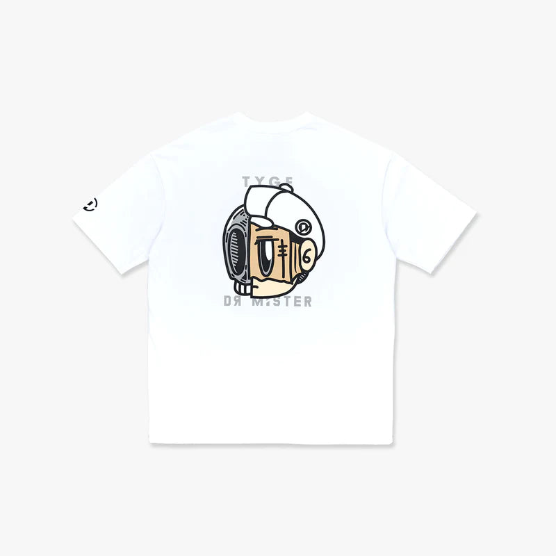 Dr Mister | Dead Famous Broad Tee White