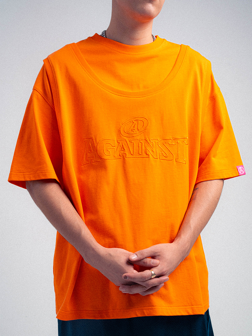 Ball Layered Tee Orange