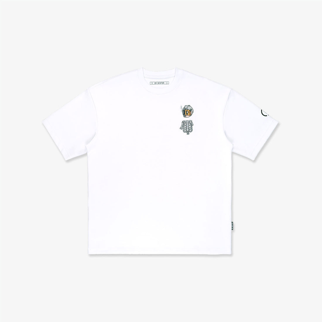 Dr Mister | Nothing Matters Heavy Broad Tee White