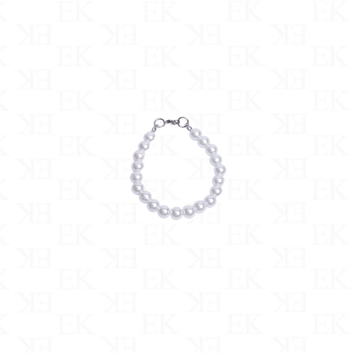 EK | Full Pearl Bracelet White