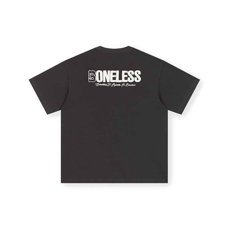 Boneless | Embroidery Logo Tee Black K1486