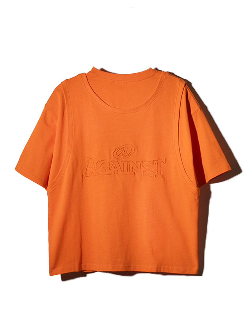 Ball Layered Tee Orange