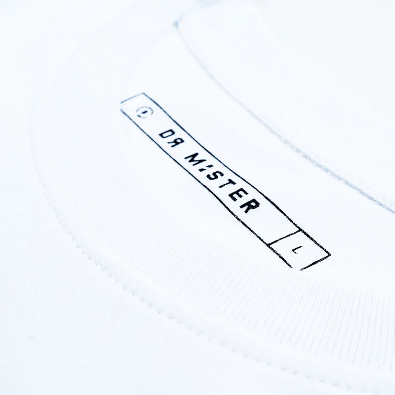 Dr Mister | Perspective Oversized Oversized Tee White