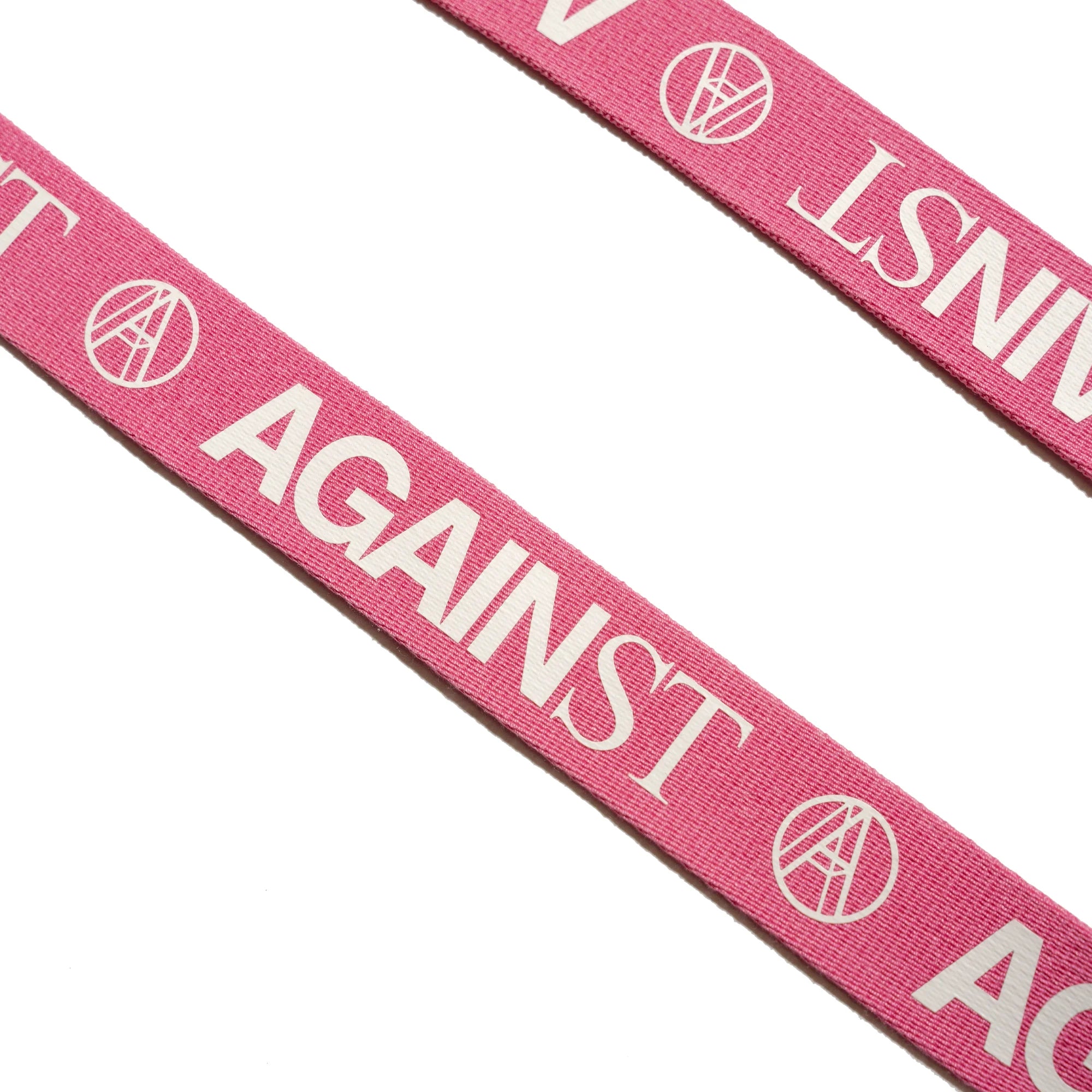 Against Lab| Logo Belt Pink