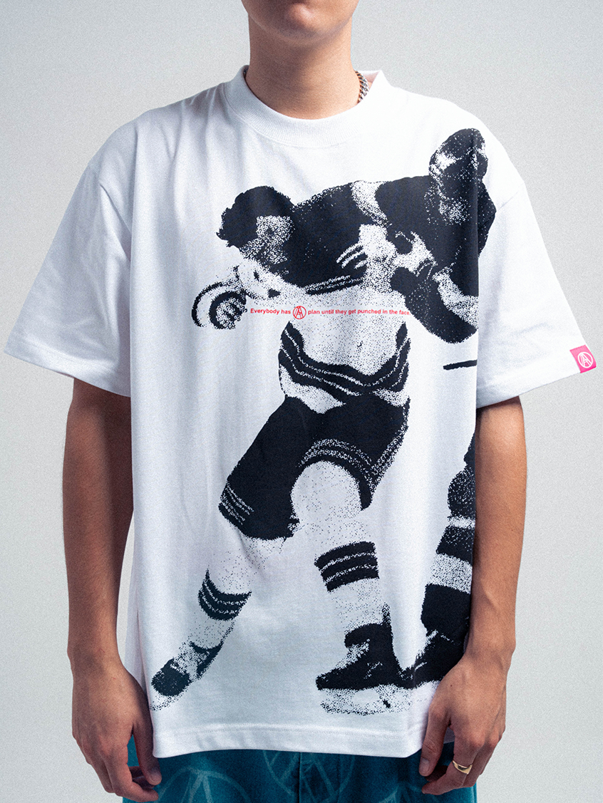 Punched Tee White