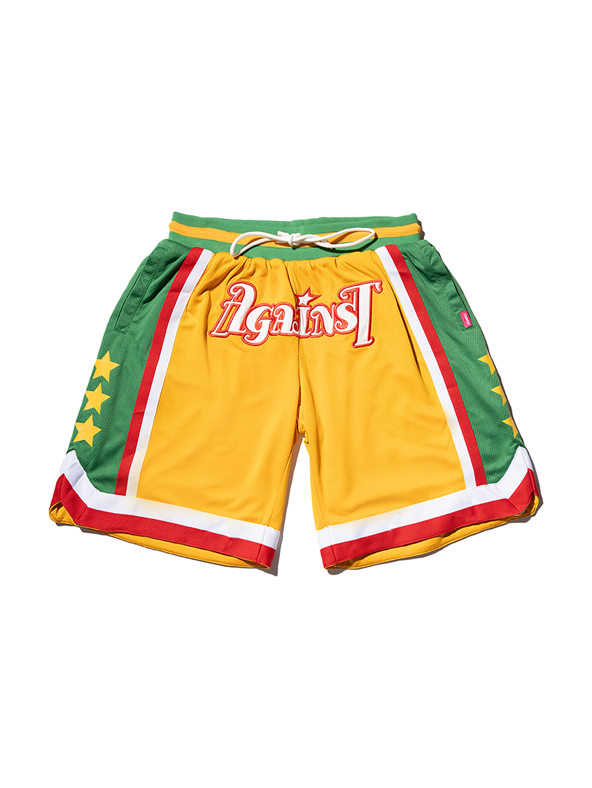 Rasta All Star Shorts Yellow