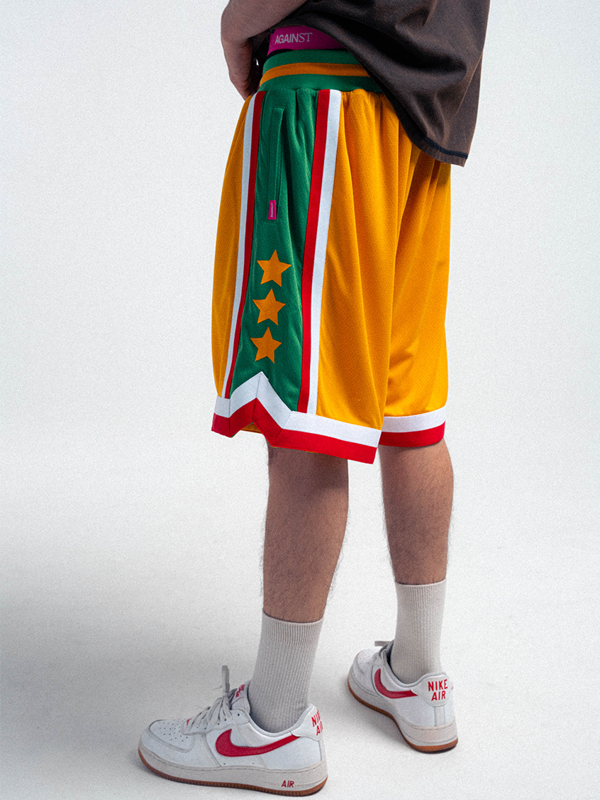 Rasta All Star Shorts Yellow