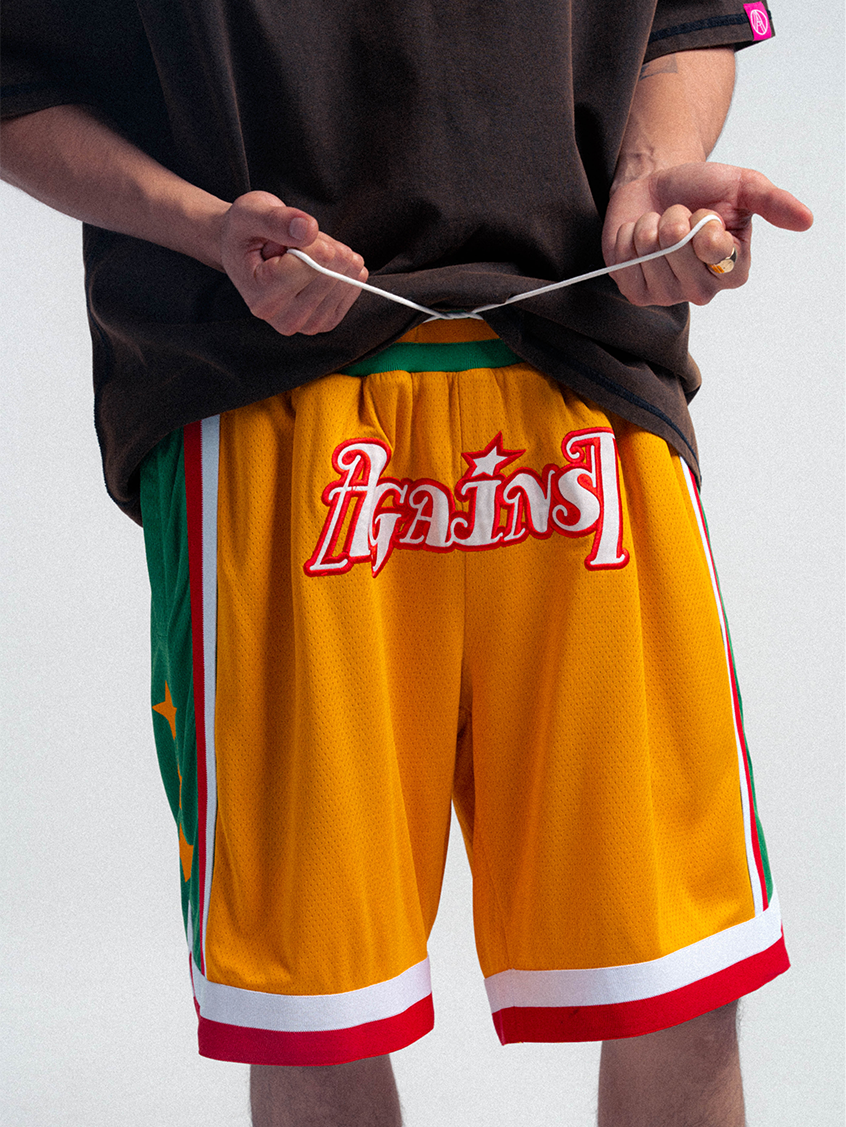 Rasta All Star Shorts Yellow