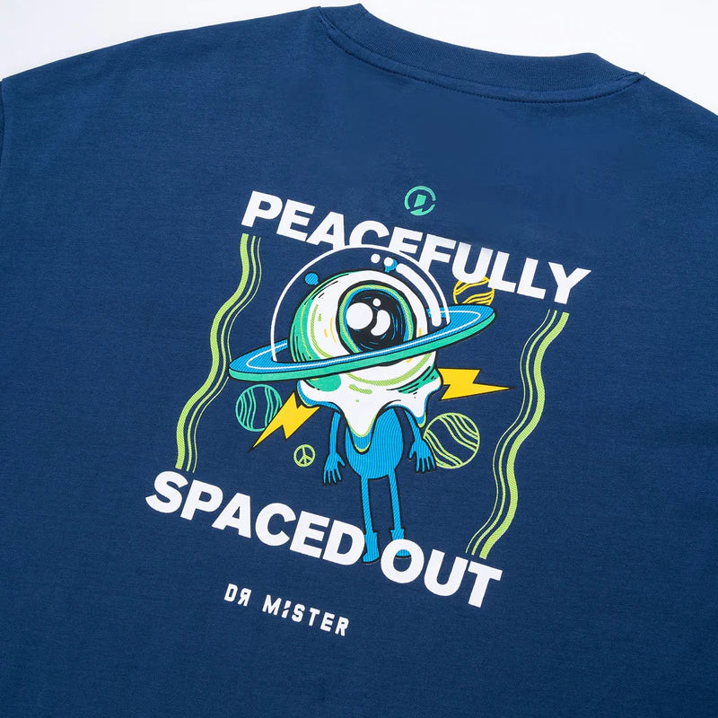 Dr Mister | Spaced Out Broad Tee Deep Blue