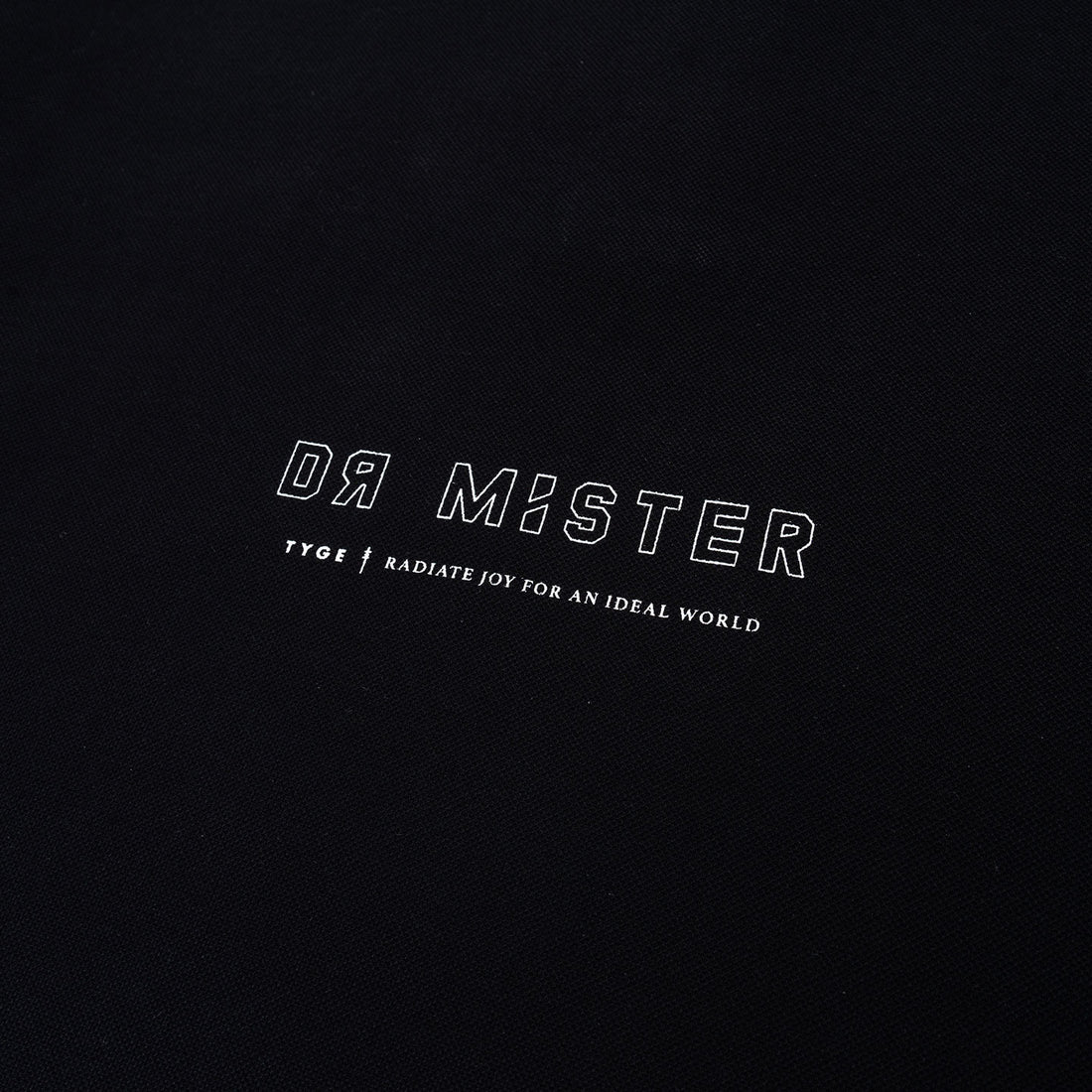 Dr Mister | Patched Polo Tee Black