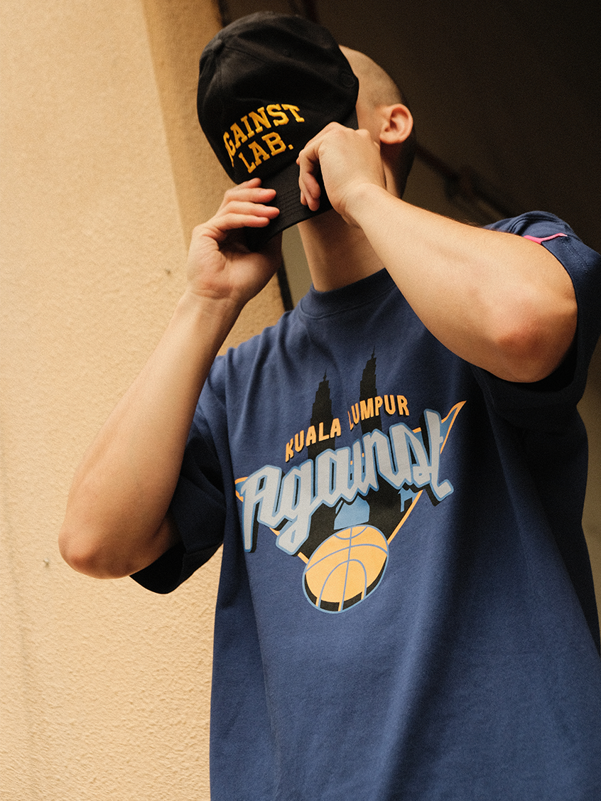 Twin Towers Tee Navy