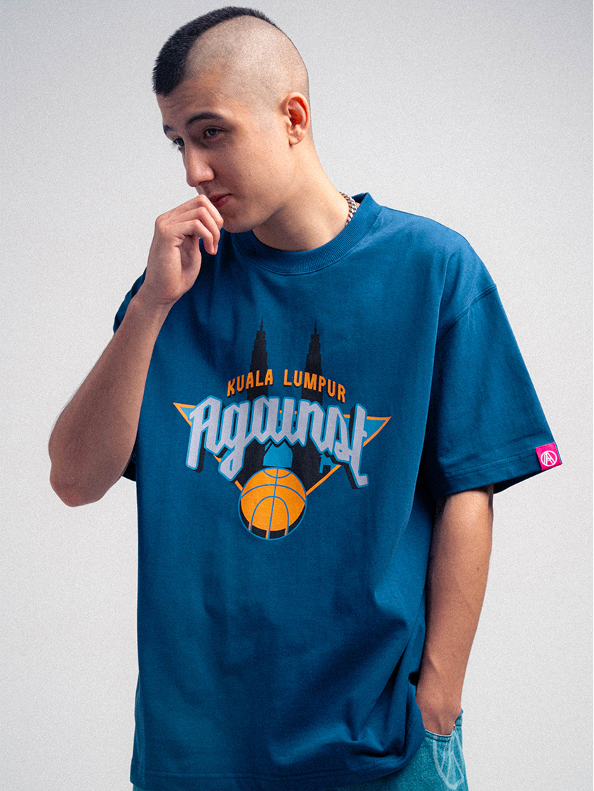 Twin Towers Tee Navy