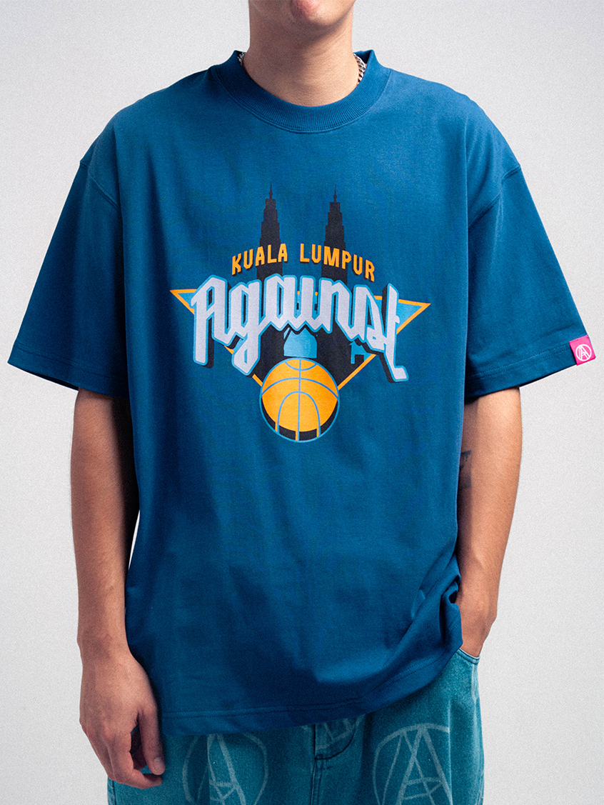 Twin Towers Tee Navy