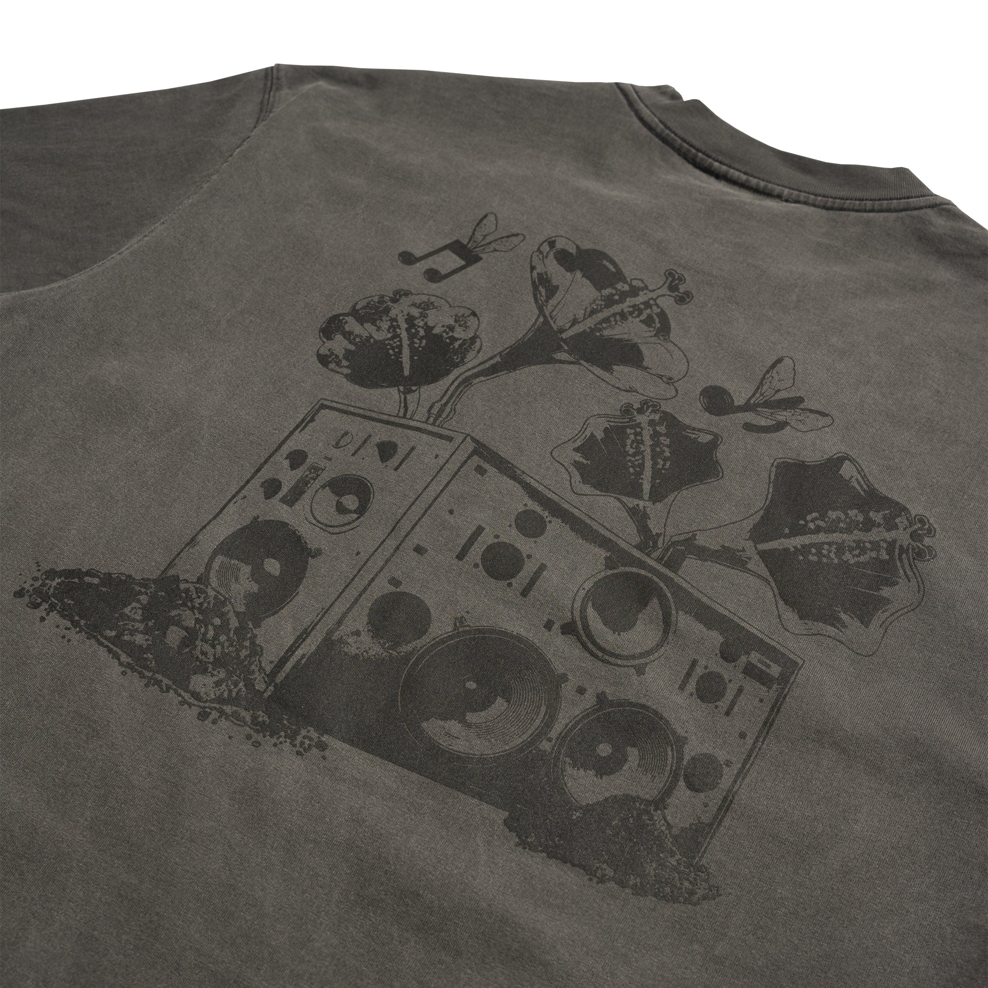 Against Lab | Washed Sound System Tee Black