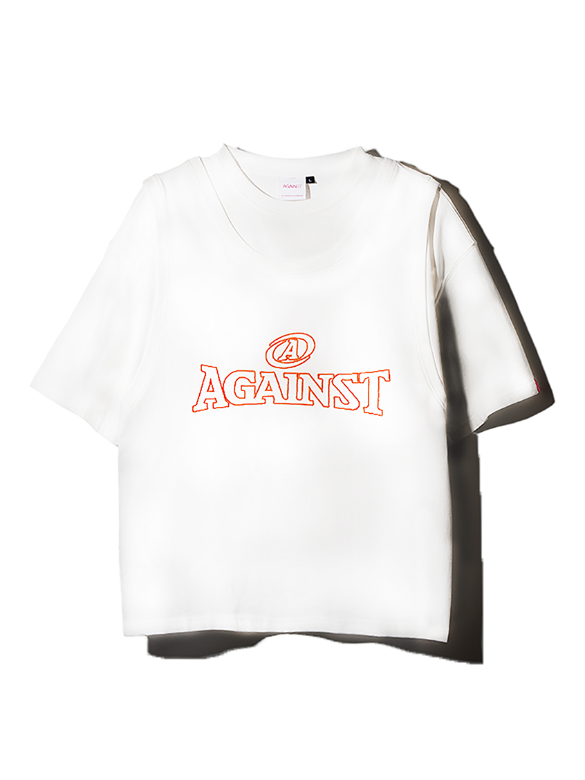 Ball Layered Tee White