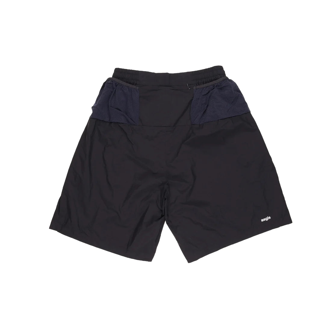 Aegis | Wide Nylon Shorts Navy