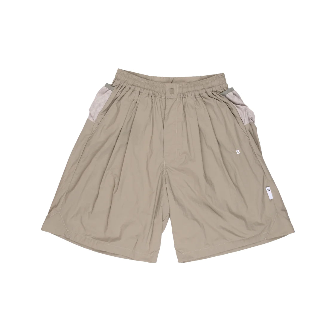 Aegis | Wide Nylon Shorts Sage Green