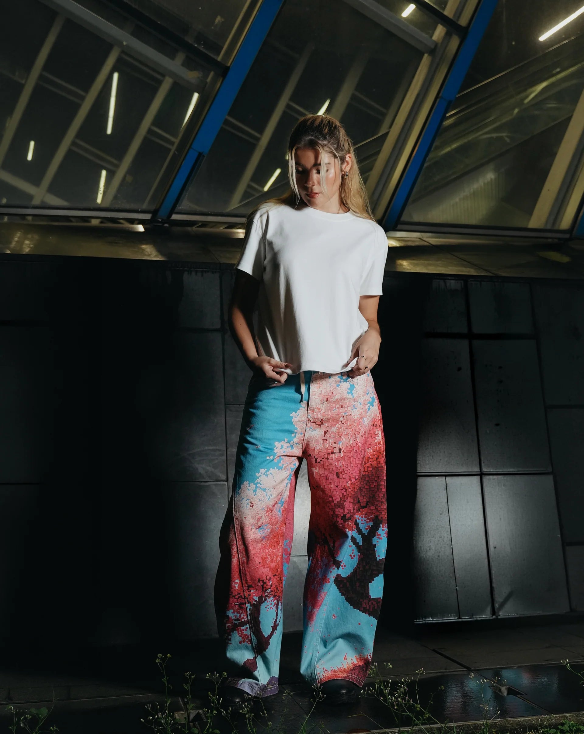 "Bitfloria" Jeans