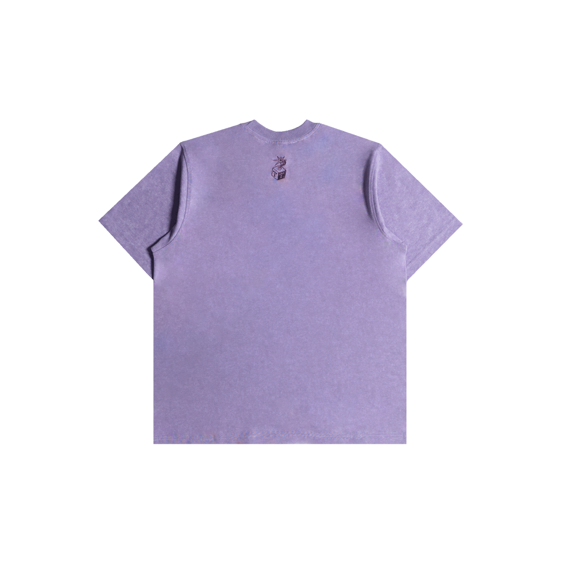 Acid Washed Logo Tee Light Purple