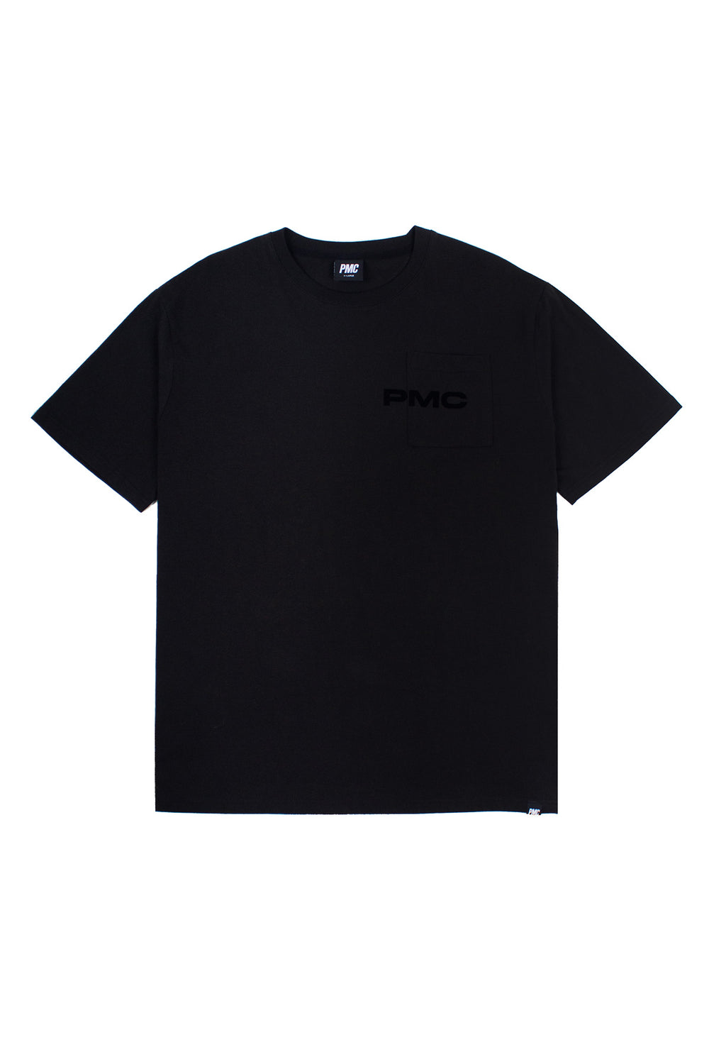 PMC | Prime Logo Flock Pocket Tee Black